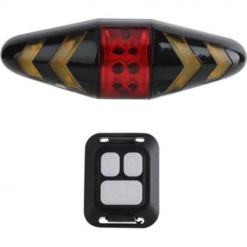 Wireless Remote LED Bicycle Taillight with Turn Signal