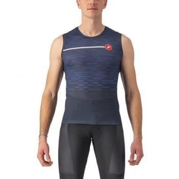 Castelli insider sleeveless jersey blu scuro
