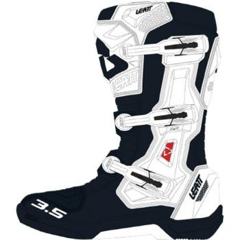 Crossstiefel Leatt 3.5 Weiß