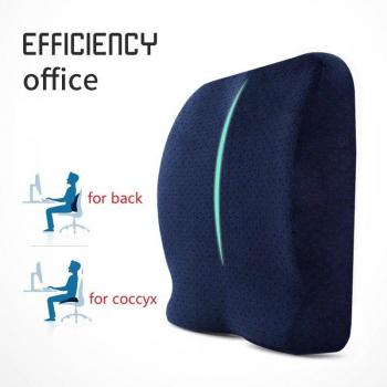 Housse de coussin lombaire massage en velours