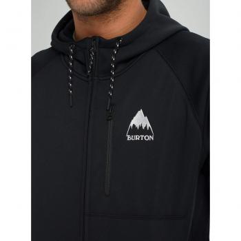 Burton Herren Crown Bonded Hoodieschluss mit Reißverschluss, True Black, XL/XXL
