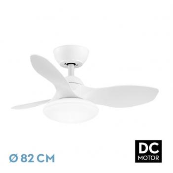 Ventilador DC Páramo 36W con Control Remoto y Luz Regulable