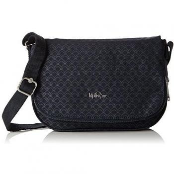 Kipling Earthbeat S, Bolso Bandolera para Mujer, Azul (REF35F True Blue Emb), 26x17x7 cm