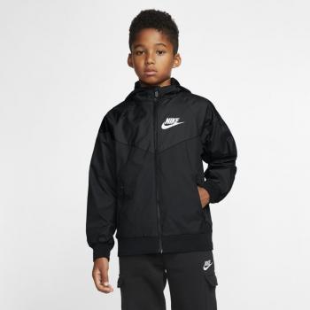 Nike Windrunner Kinderjacke - Schwarz M