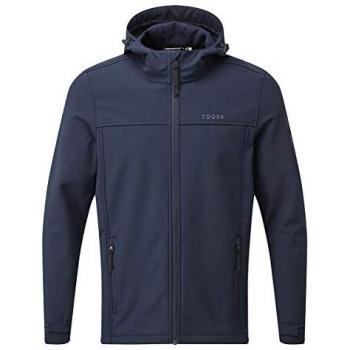 TOG24 Feizor Men's Softshell Hooded Jacket Navy - Size 4XL