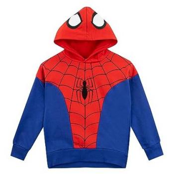 Rotter Spiderman Hoodie aus 100 % Baumwolle