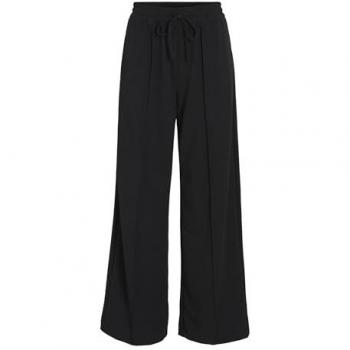 Pantaloni VILA A Vita Alta Clua Wide Leg Fit Black Beauty XL