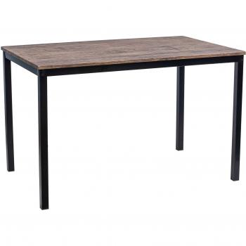 Modern Grey Industrial Rectangle Table