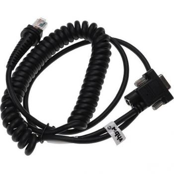 Dragon 6010M RJ45 to RS232 Data Cable – 3 m Spiral Black (VHBW)