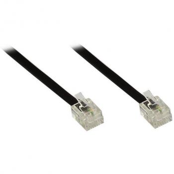 Good Connections Black RJ11 to RJ11 Western Cable, 10m