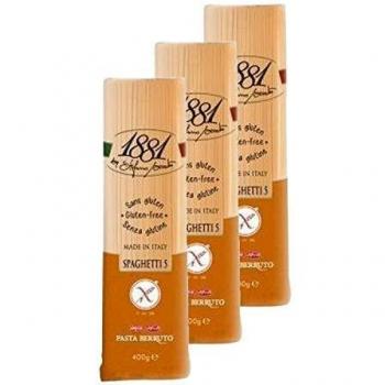Pack de 3 Spaghetti 5 - Sans Gluten - 1881 Pasta Berruto - 400g