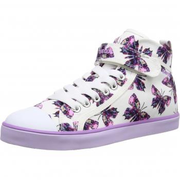 Geox Jr Ciak Girl Calzature per Bambine Collo Alto Bianco 36
