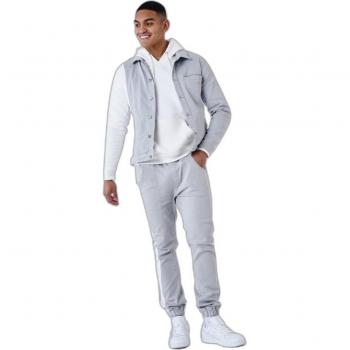 Jeans joggers bicolore Project X Paris grigio chiaro XL