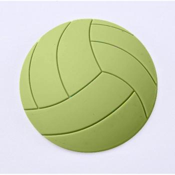 Volleyball Pattern Soft Rubber Wall Protector - Door Handle Fender