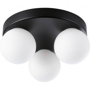 Paulmann Gove lampa sufitowa IP44 G9 3-pkt. czarna