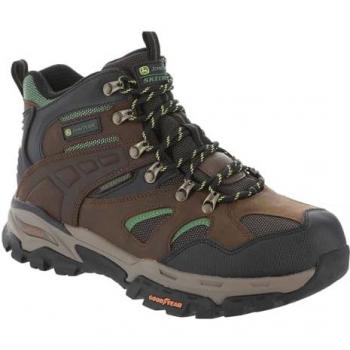 Skechers Tarver Loader – Herrenarchfit-Stiefelette braun, Größe 46