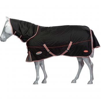 Silver & Black WeatherBeeta ComfiTec Therapy Tech Detachable Neck Turnout Rug