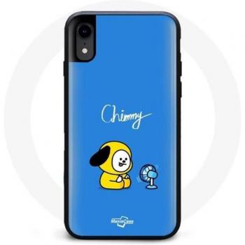 Housse iPhone XS Max Bangtan BTS BT21 Chimmy Jimin Bleu