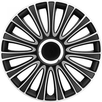 AutoStyle 15-Inch Hubcaps LeMans Black/Silver