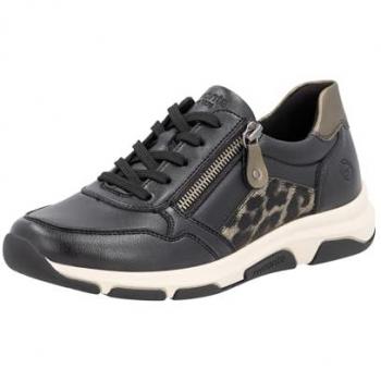 Remonte Damen Sneaker Schwarz Flach - 37