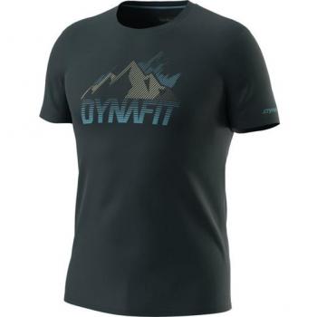 Camiseta Transalper Graphic Dynafit Azul Noche - L