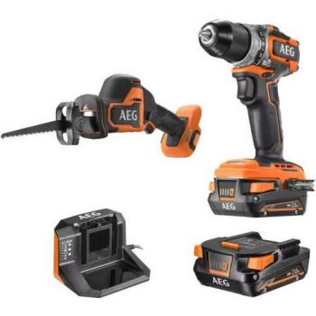 Set Batterie da 2,0 Ah per Trapano-avvitatore 18V AEG