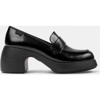 Mocasines Camper de mujer en piel con tacón de bloque