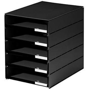 DURABLE Box VARICOLOR Mix 5 A4-C4 762527 farbig 5 Fächer