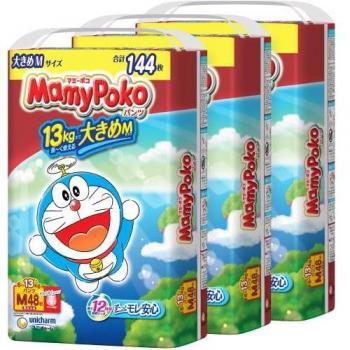Doraemon Mamy Poko Pants Diapers 144 Pieces (Weight: 6-13kg)