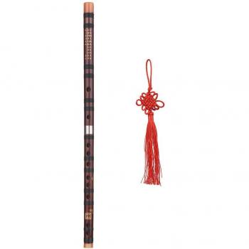 Instrumento Musical Dizi de Bambú Amargo con Nudo Chino para Principiantes C/D/E/F/G (opcional)
