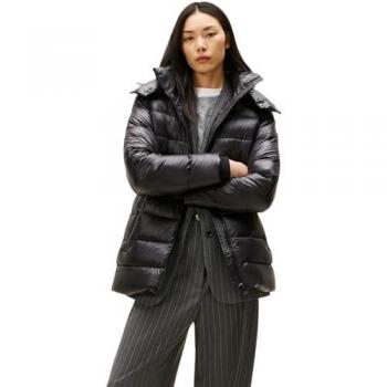 Giubbotto Piumino Gloss Tommy Hilfiger Nero Regular Fit