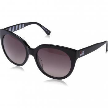 Love Moschino Damen ML523S Oversized Sonnenbrille – Einheitsgröße – Schwarz
