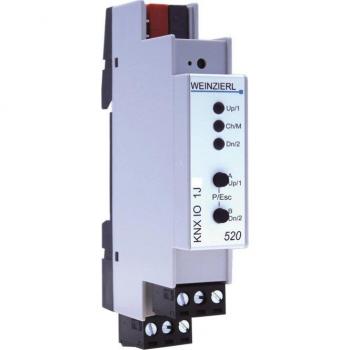 Weinzierl 5225 KNX Jalousieaktor – 2‑Eingangs-Binärsteuerung mit Logik‑Timer