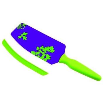 Cuchillo Espátula Lila y Verde