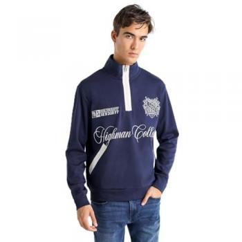 Sudadera con cremallera marino Bendorff para hombre