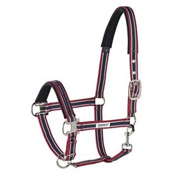 Eskadron Halfter Basics Dornschnalle Chili-White-Nightblue