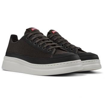 Sneakers Camper Runner Up Donna Nero/Bianco 36 in Pelle e Cotone