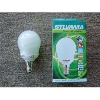 Mini Lynx Compact Esférica E14 9W 840