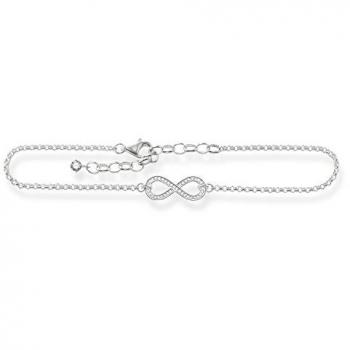 Cavigliera Donna Infinity Glam & Soul Argento Sterling 925 Lunghezza 27 cm