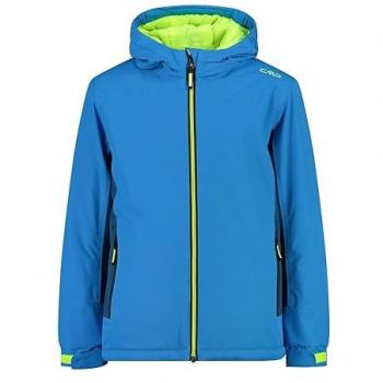 Cmp kid jacket fix hood chaqueta impermeable niño Azul (140)