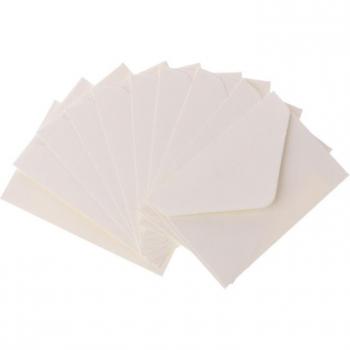 50pcs Craft Paper Envelopes for Card Making - Vintage European Style