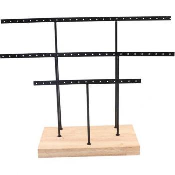 Metal Jewelry Organizer Tree Rack for Earrings, Rings, and Necklaces