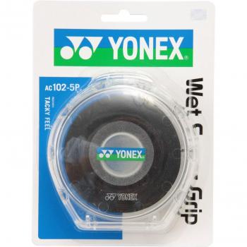 Wet Super Grip – YONEX Badminton Tape (AC1025P, 5 Pieces)