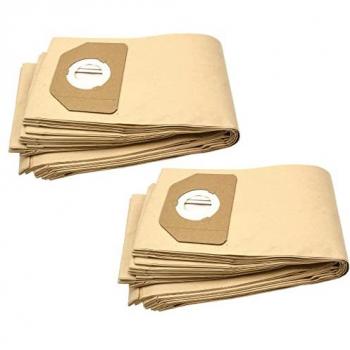 Vhbw 20 Paper Dust Bags Compatible with EWT Industrial 30, NTP30, NTS30 Vacuum Cleaner