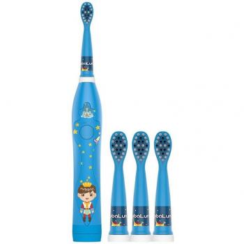 Kids Sonic Electric Toothbrush with USB Charging and 4 Replacement Heads
