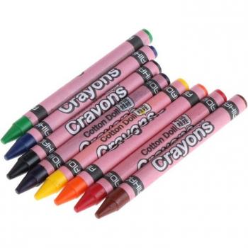 Kids' Sketching Wax Crayon Set, 8/12/24 Colors