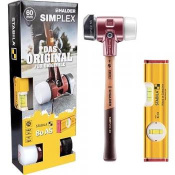 SIMPLEX Schonhammer Ø 60 mm mit HALDER Aktionsbox