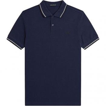 Fred Perry Herren Poloshirt in Marineblau, Größe S