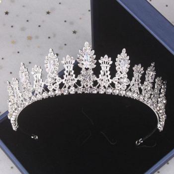 Baroque Floral Crystal Bridal Jewelry Set