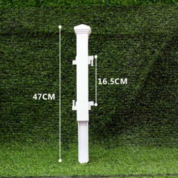 European Style White PVC Fence for Driveway